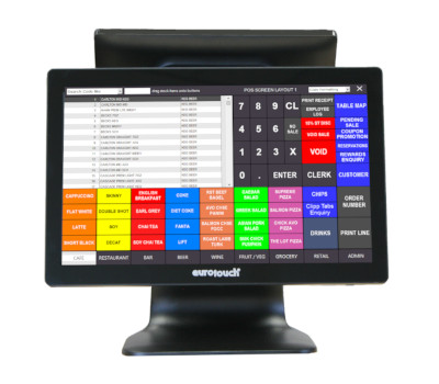 EUROTOUCH ET-716 -Touch 15,6"+ LCD 11,6", Celeron J1900, 2,0GHz Fanless,4GB RAM,128GB SSD 