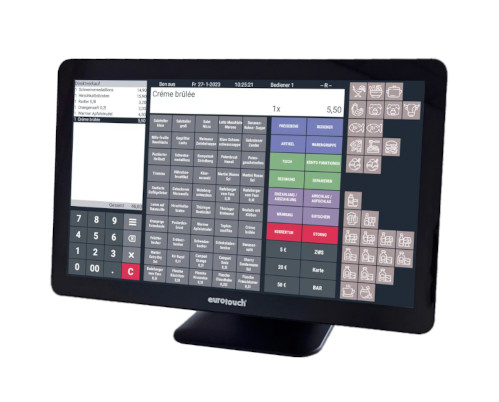 EUROTOUCH ET-721 - dotyková pokladna 21,5", Celeron J6412, 2,0GHz, 4GB RAM, 128GB SSD