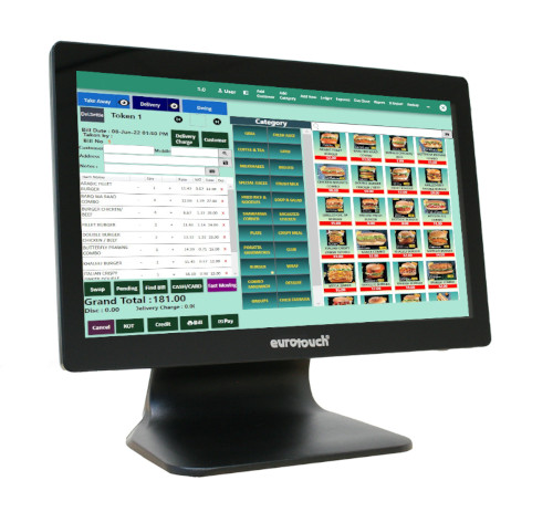 EUROTOUCH ET-716III - dotyková pokladna 15,6", Celeron J6412, 2,0GHz, 4GB RAM, 128GB SSD 